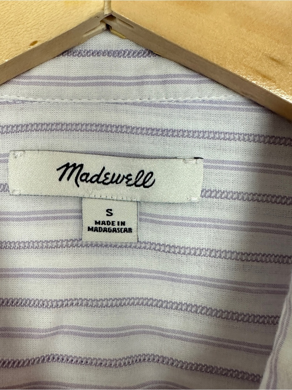 Madewell Central Shirt Sz S - Picture 7 of 8